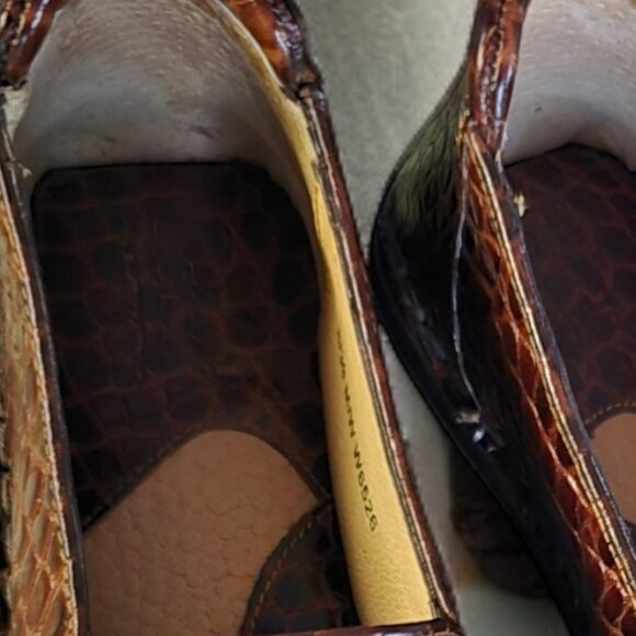 Born Dark Brown Textured Loafers - Picture 11 of 11